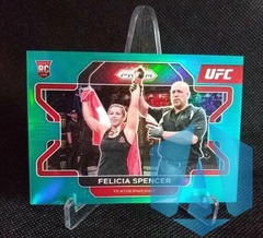 2022 Panini Prizm UFC Teal Prizm 46/49 Felicia Spencer #41 Rookie